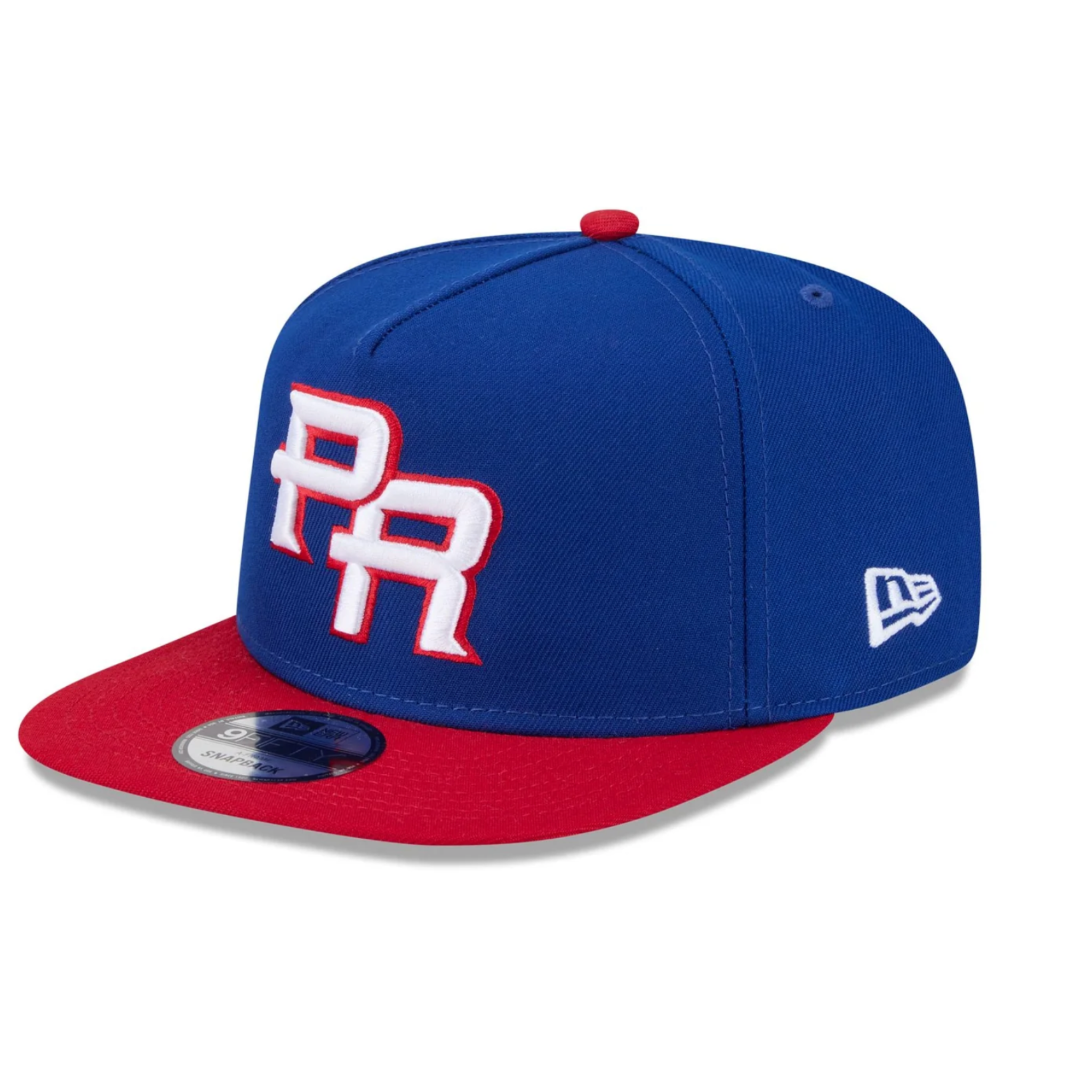 Puerto Rico 2026 World Baseball Classic 9FIFTY A-Frame Snapback- Royal/Red - New Era