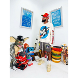 All Human "V BUCKS" shorts (Charcoal Wash)