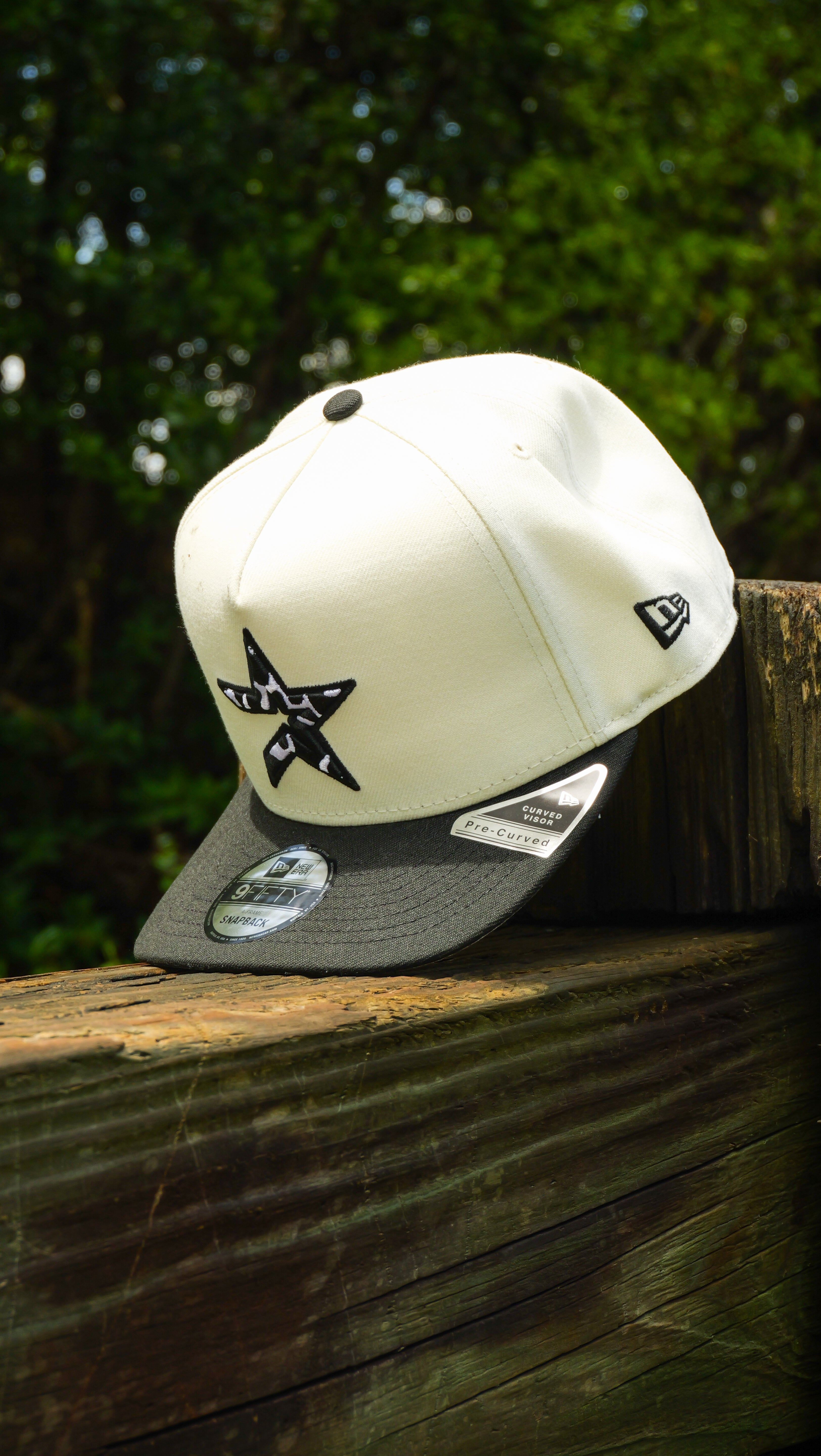 New Era Houston Astros 1986 All-Star Game 9FIFTY A-Frame Snapback-(Chrome/Black)