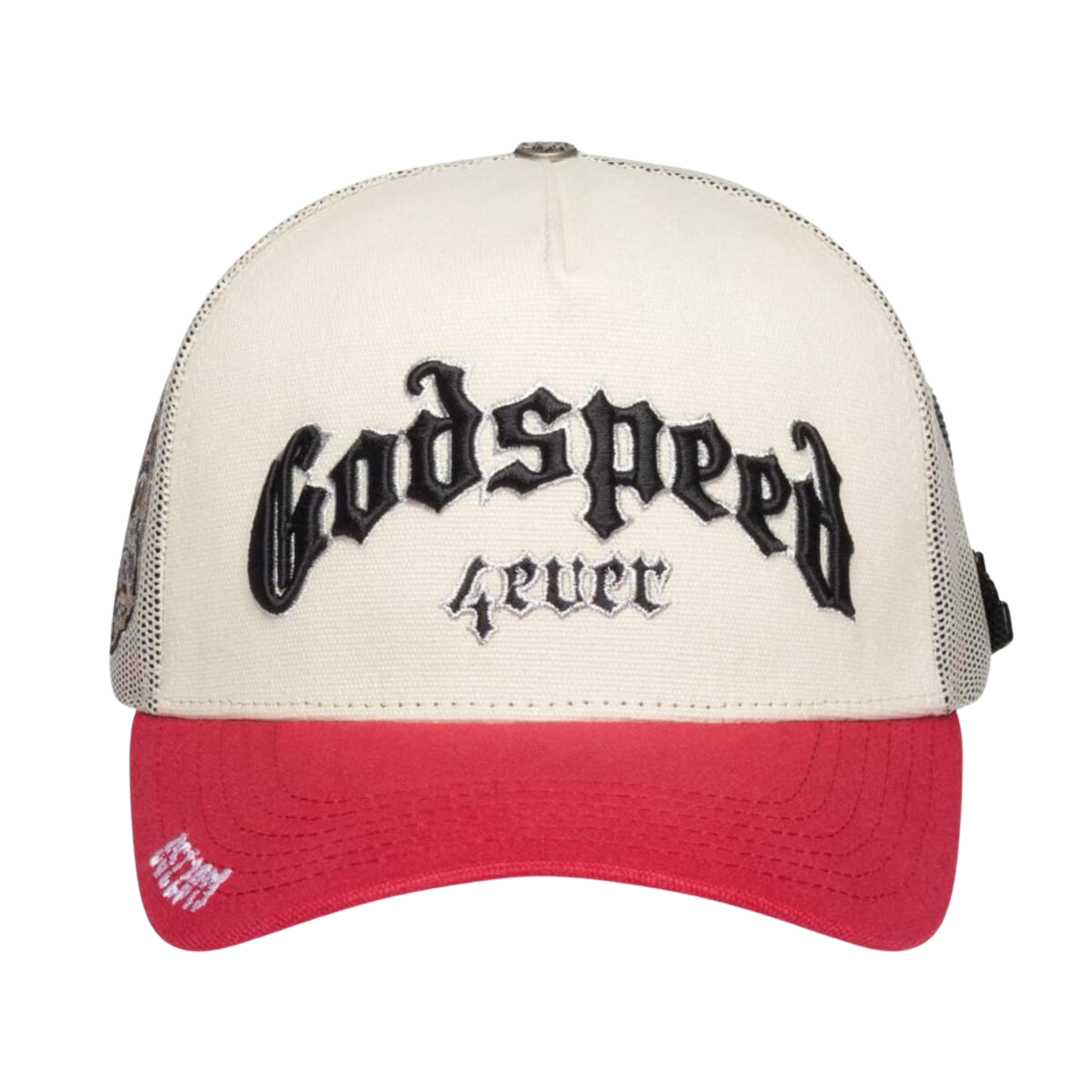 Godspeed GS Forever Trucker Hat (White/Red)