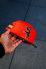 New Era Chicago White Sox 2005 World Series Side Patch Fitted (Orange/Black) - New Era