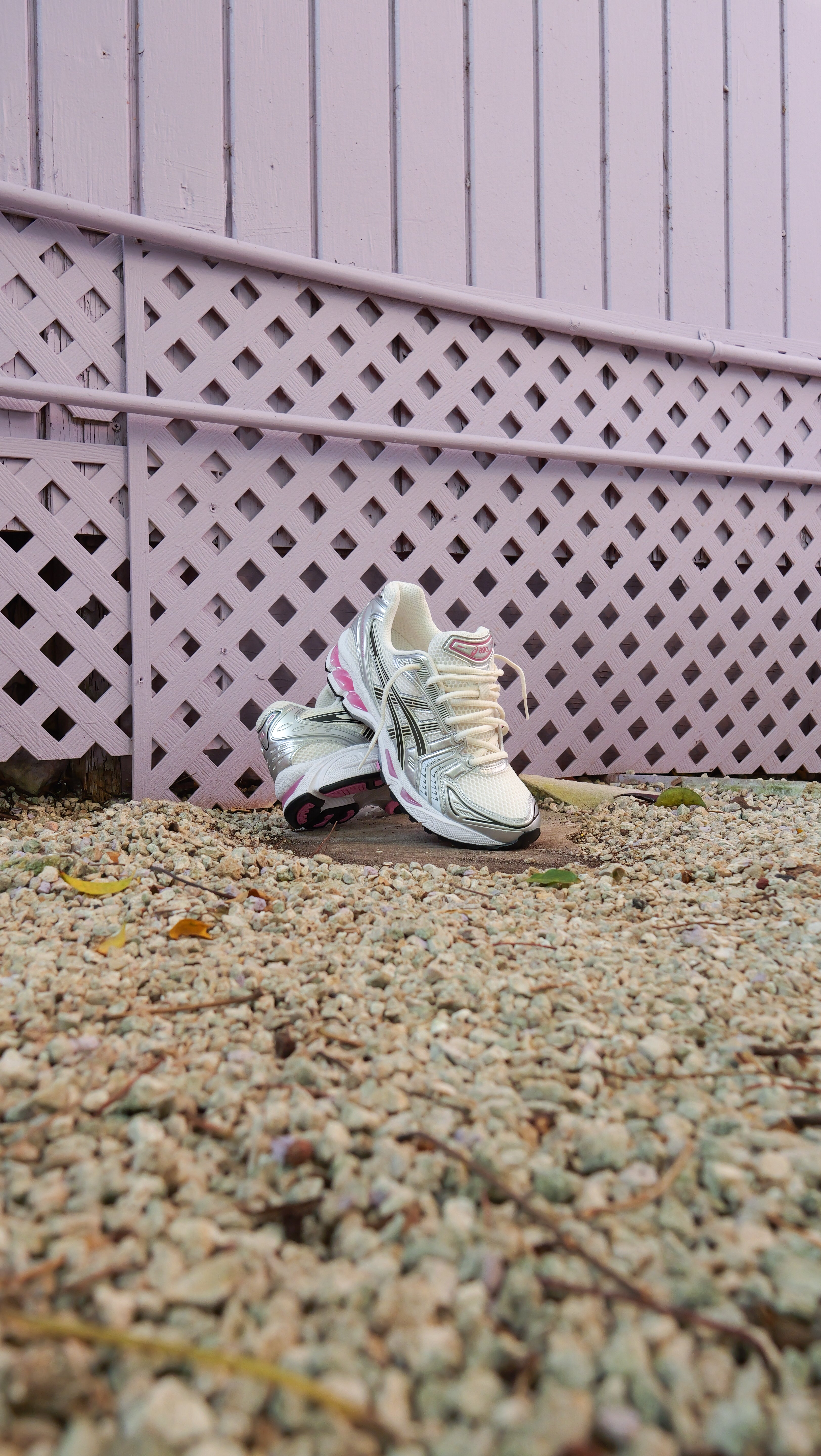 Mens Asics Gel-Kayano 14 (Cream/Sweet Pink) - VIP Asics