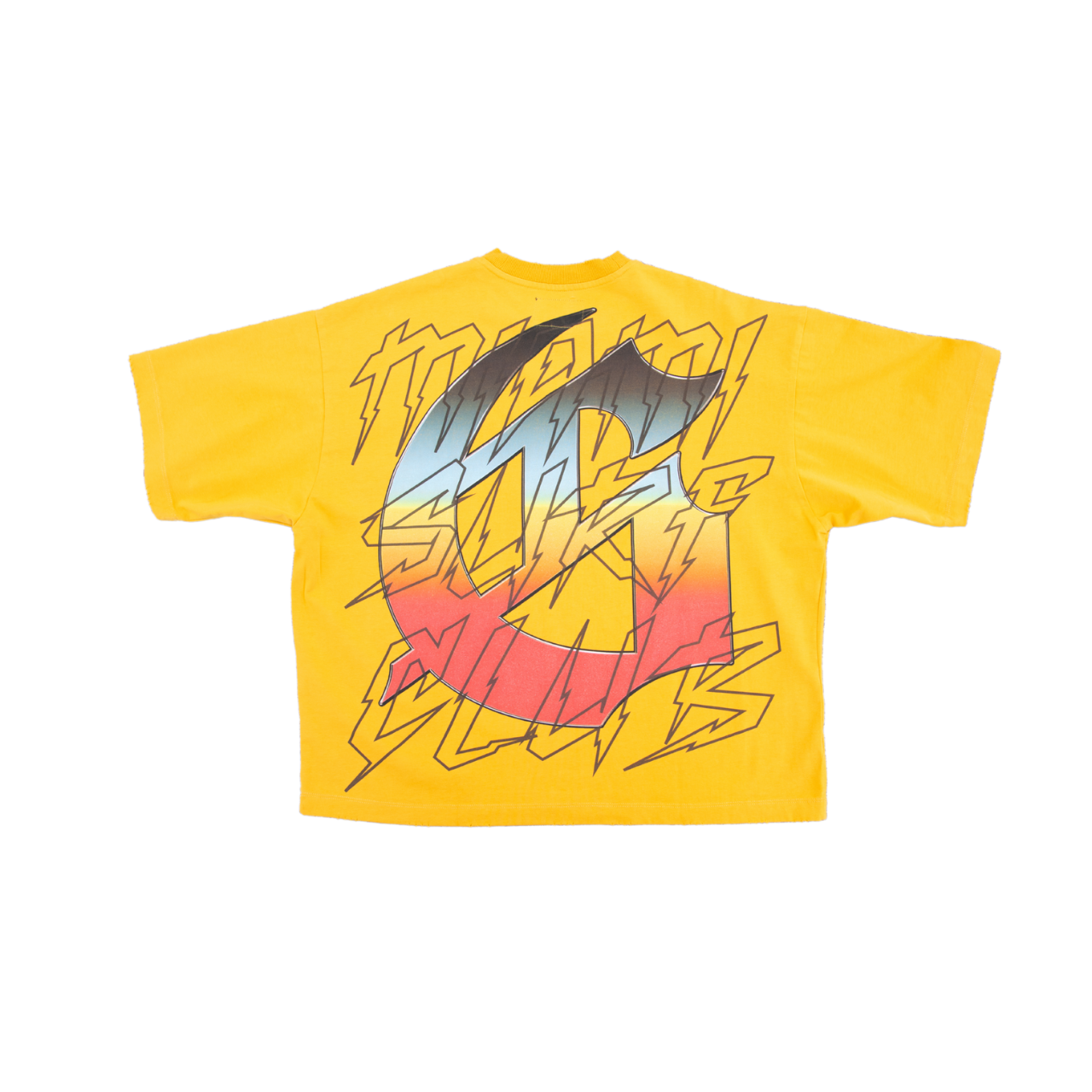 Godspeed Miami Yellow Surf Club (Gold) T-Shirt - Godspeed