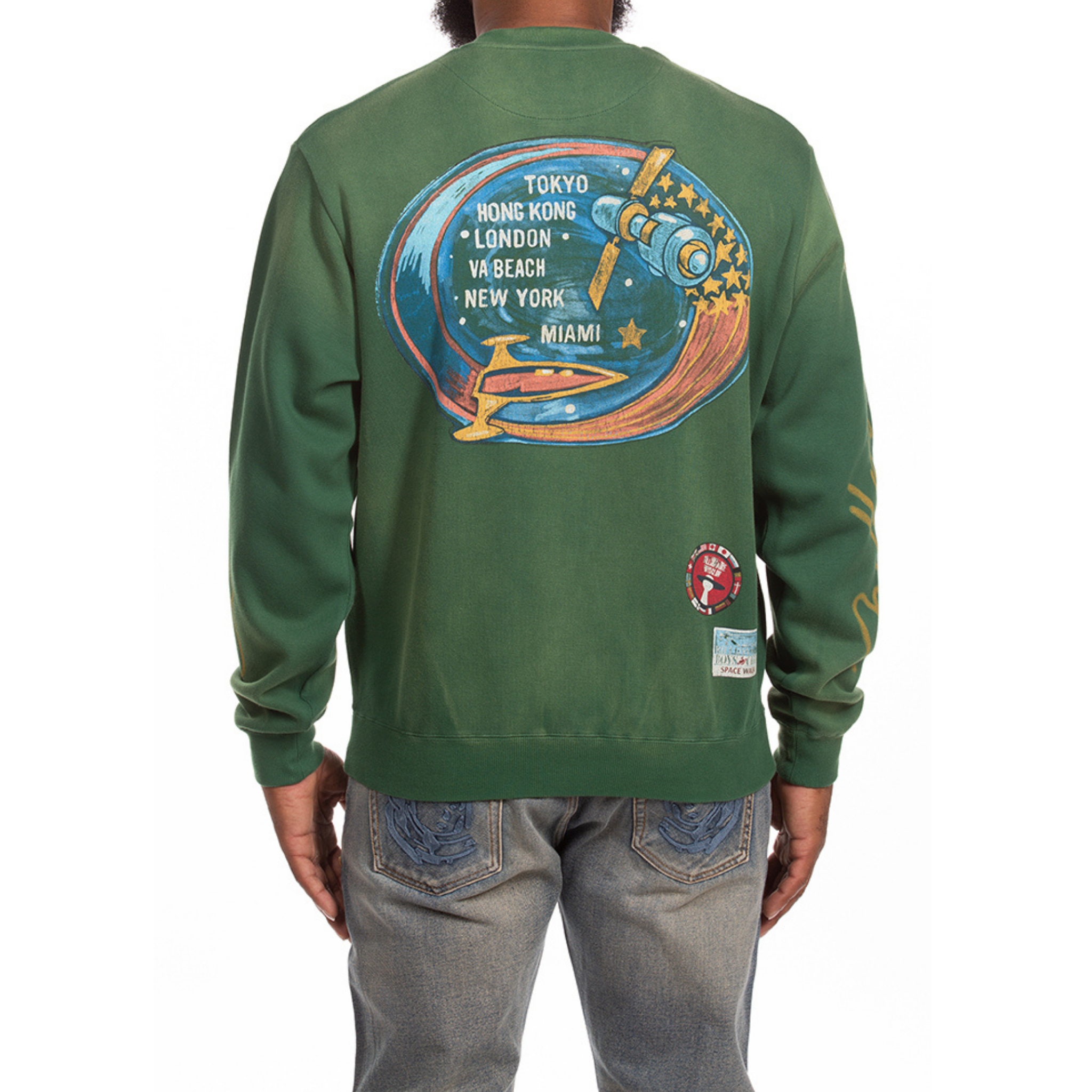 Billionaire Boys Club "Explore" LS Knit Tee (Eden)