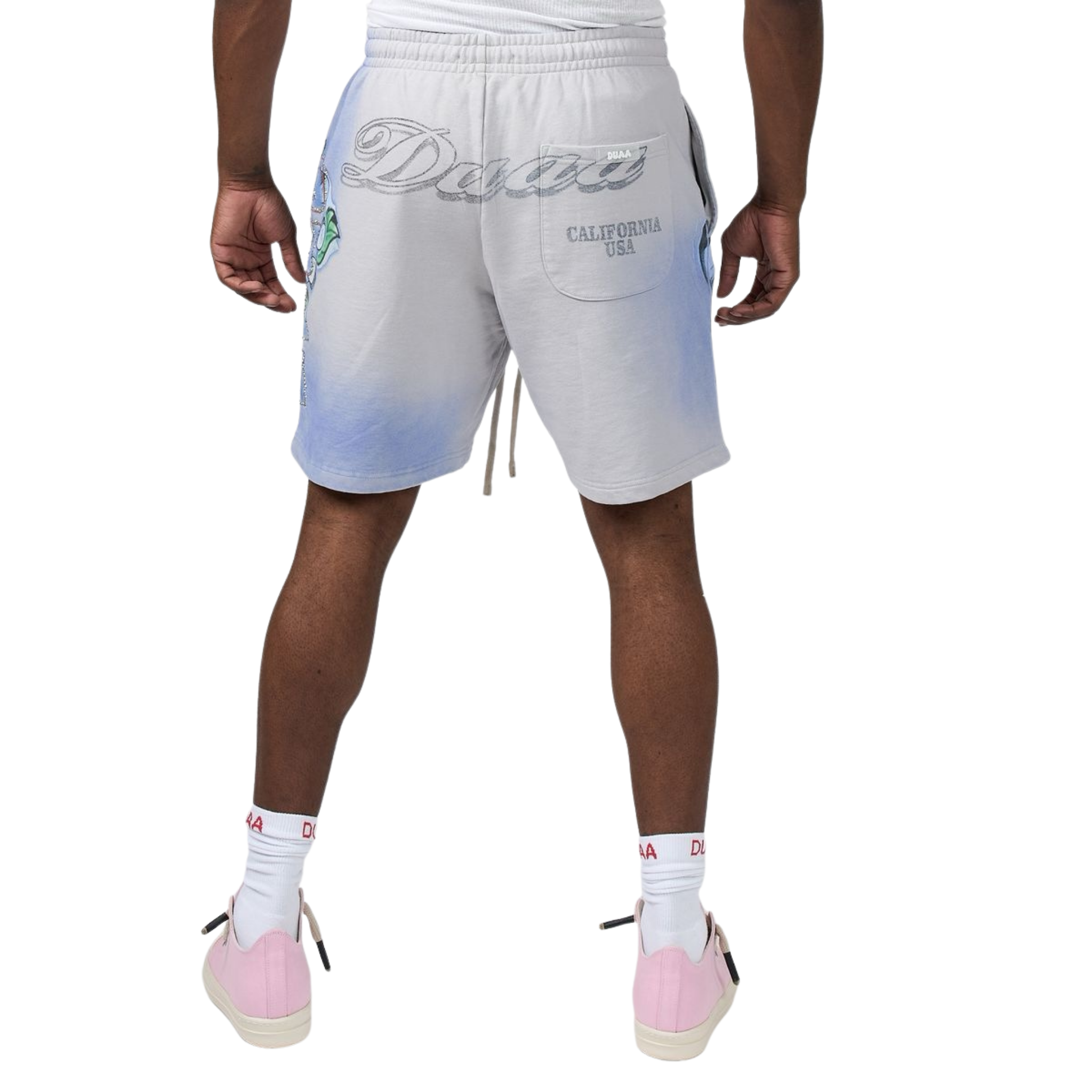 DUAA "ISLAND" Shorts (Grey/Blue)