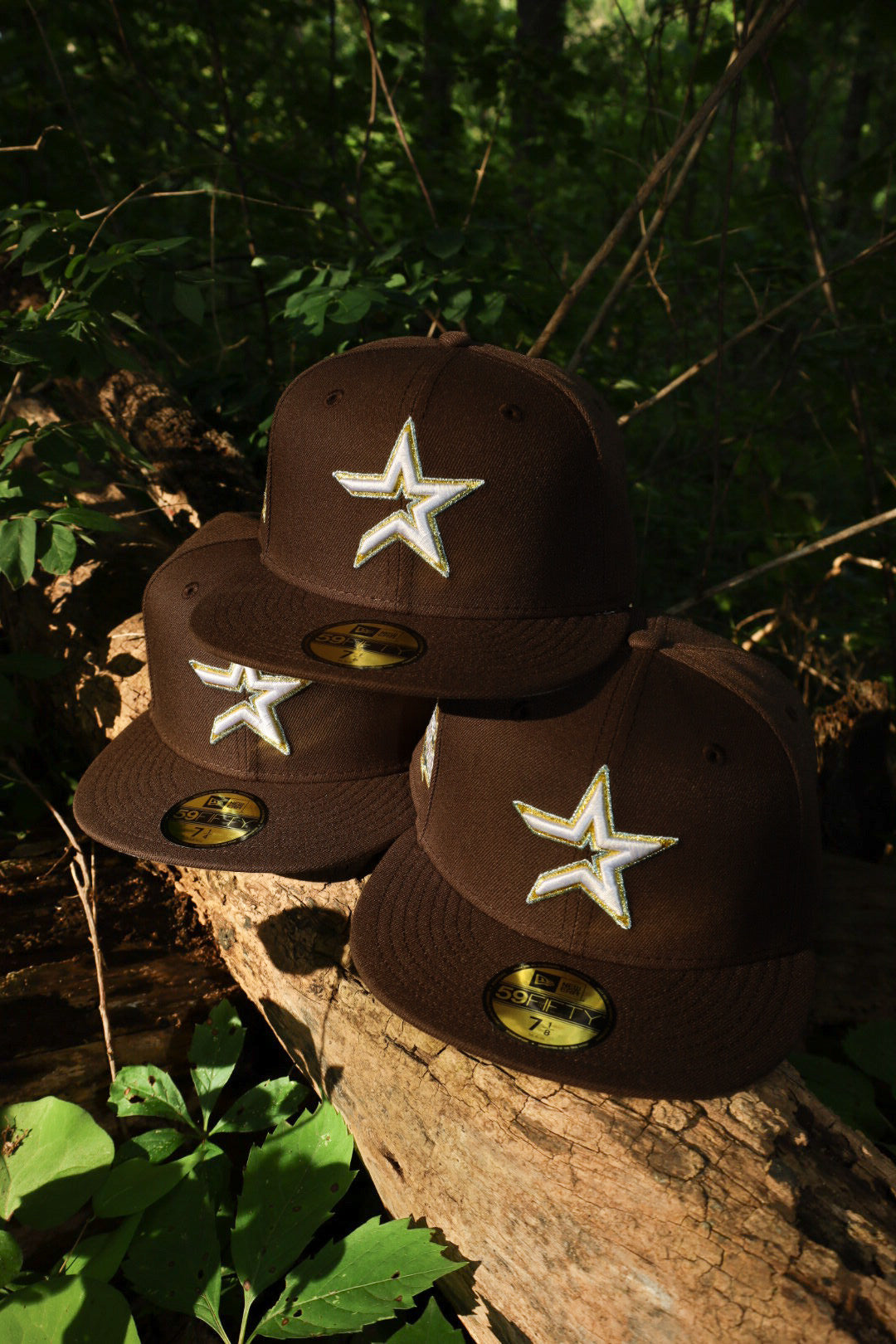 New Era Houston Astros 2004 All-Star Game Side Patch Grey UV 59Fifty Fitted (Walnut)