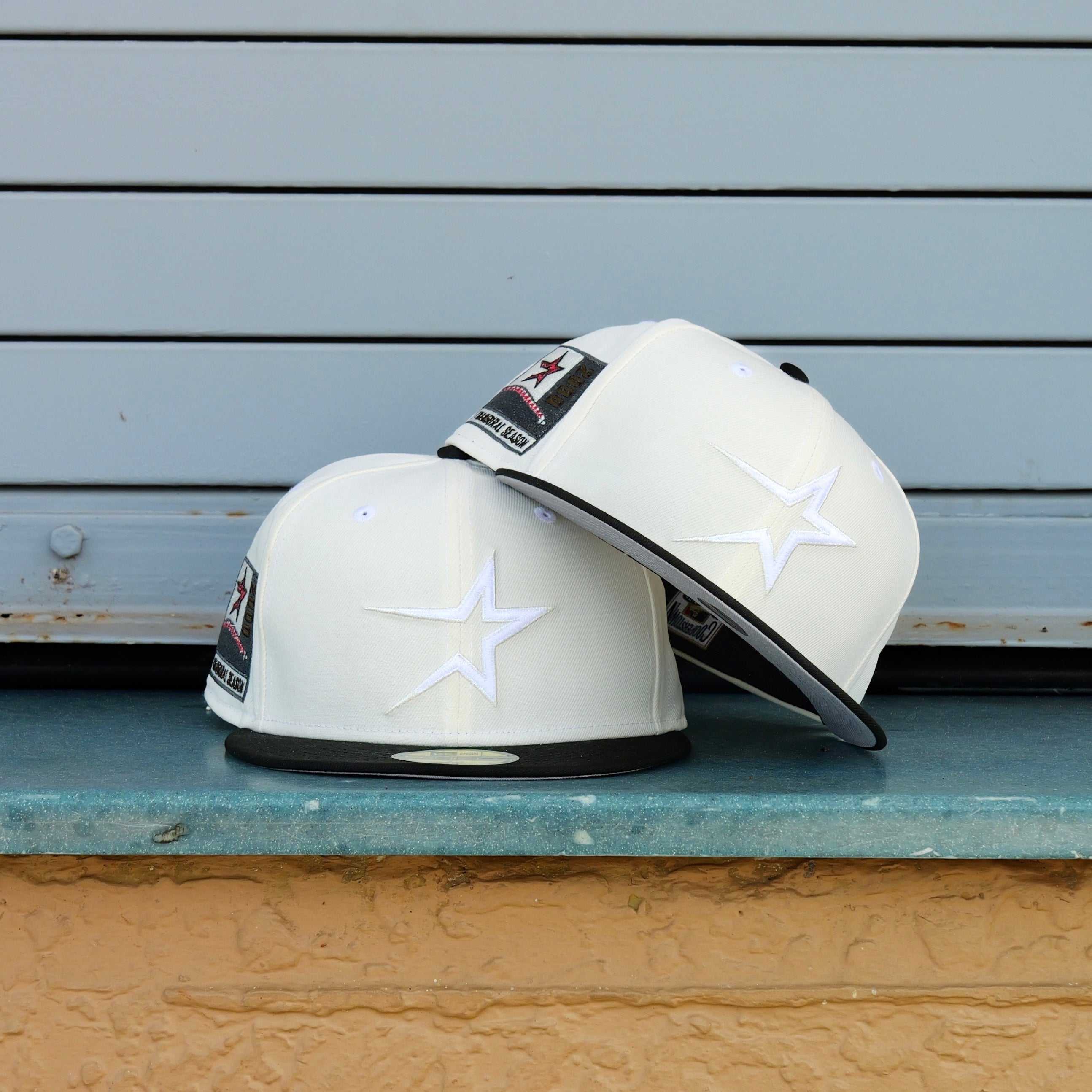 New Era Houston Astros 2000 Inaugural Side Patch Fitted (Off White/Black) - New Era