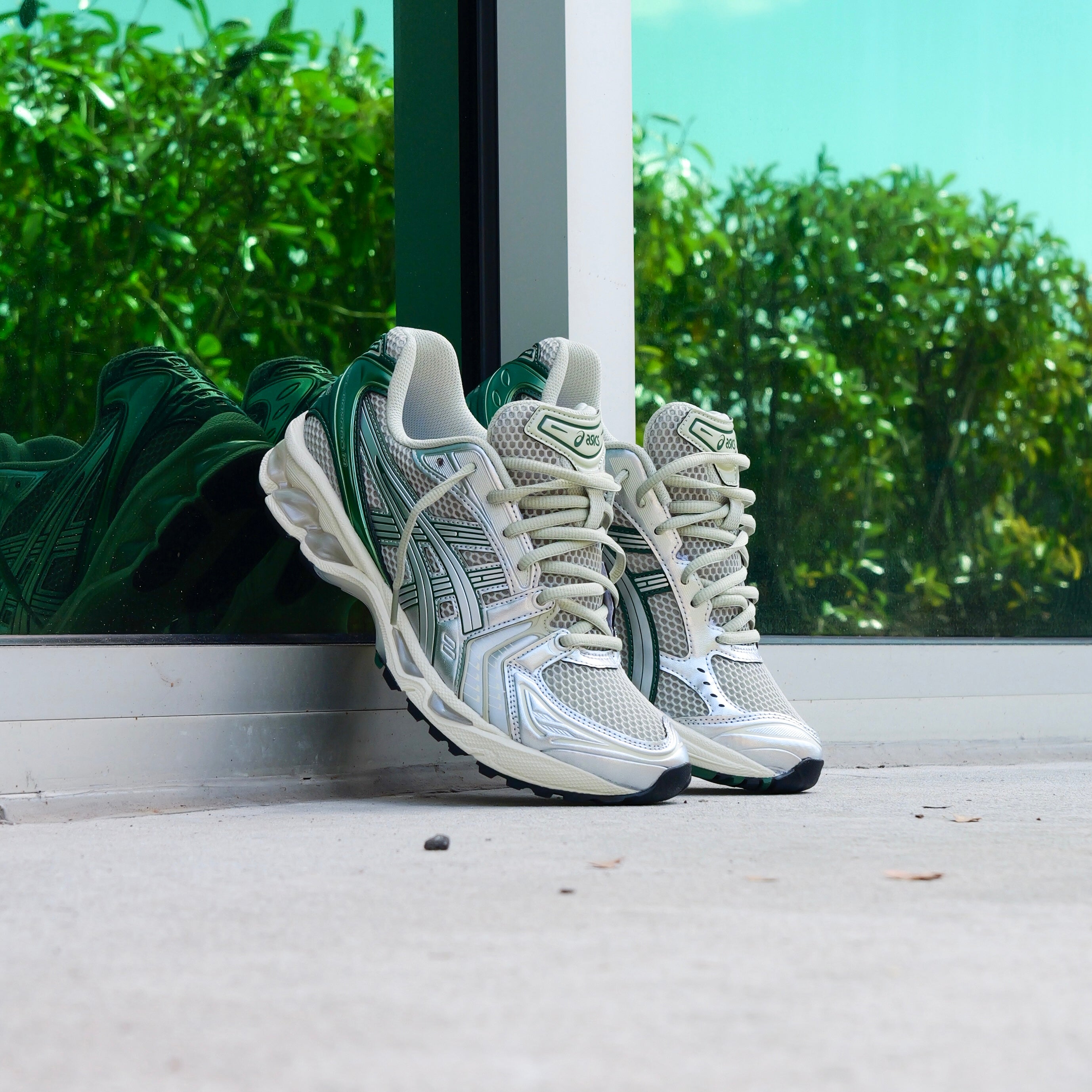 Mens Asics Gel-Kayano 14 (Dried Leaf Green/Pure Silver) - Asics