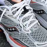 Mens Saucony ProGrid Omni 9 (Silver/Orange) - Saucony