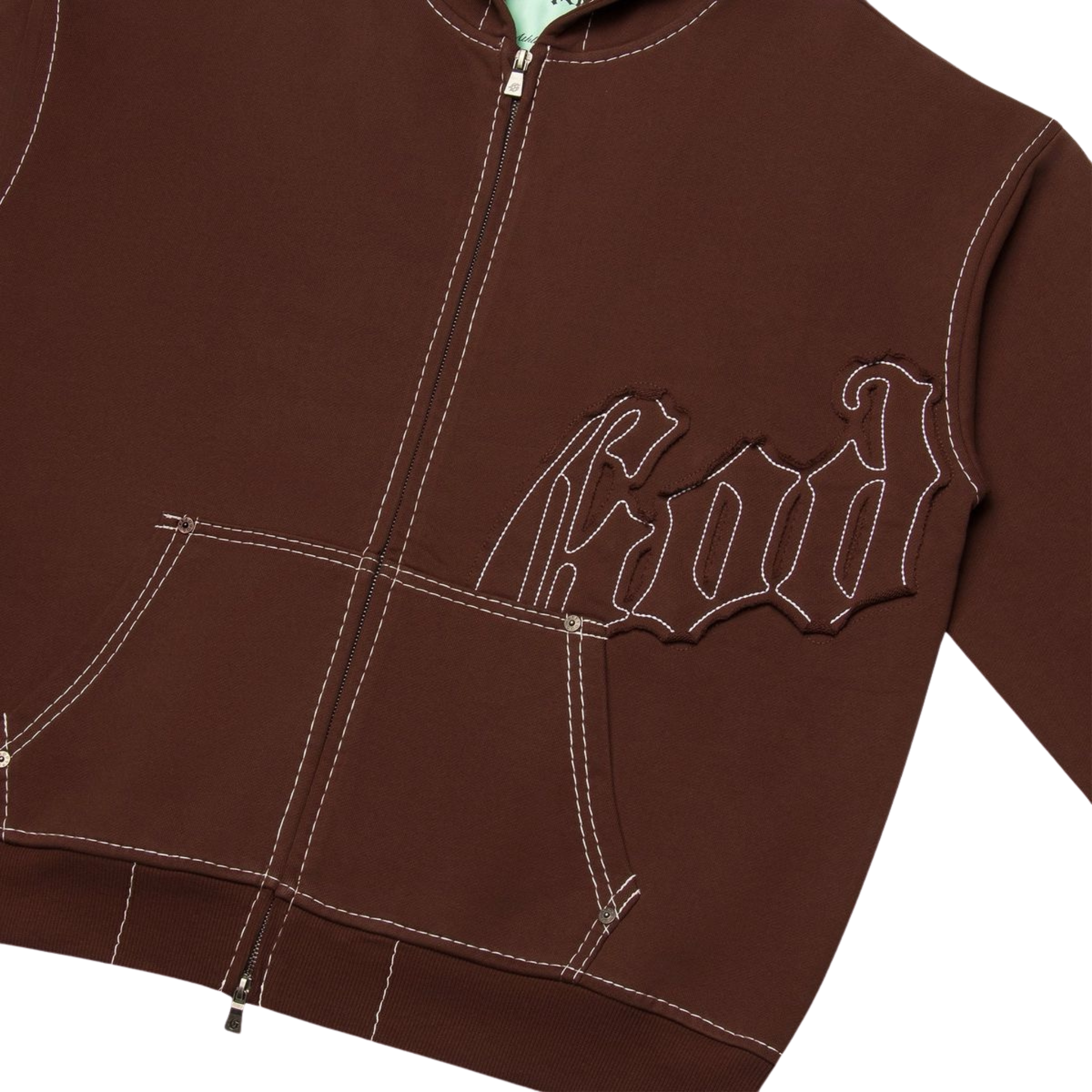 Godspeed OG Logo Sweatsuit Stitched (Mocha) - Godspeed