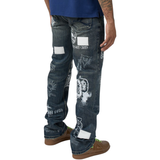DUAA "THOUGHTS" Blue Denim
