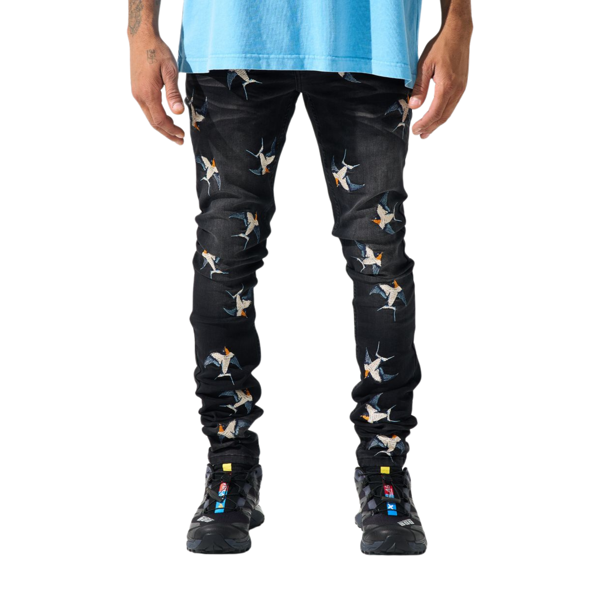 Serenede "Freedom" Jeans (Washed All Black) - Serenede