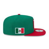 Mexico 2026 World Baseball Classic 9FIFTY A-Frame Snapback- Green - New Era