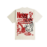 Outrank Never Not Building Heavyweight Tee (Cream) - Outrank