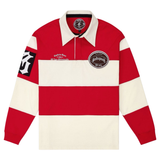 Godspeed "Classic Field Rugby" LS (Off-White/Red)