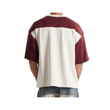 DSM "Eagle" Yoke Tee-Maroon/Antique White - Diet Starts Monday