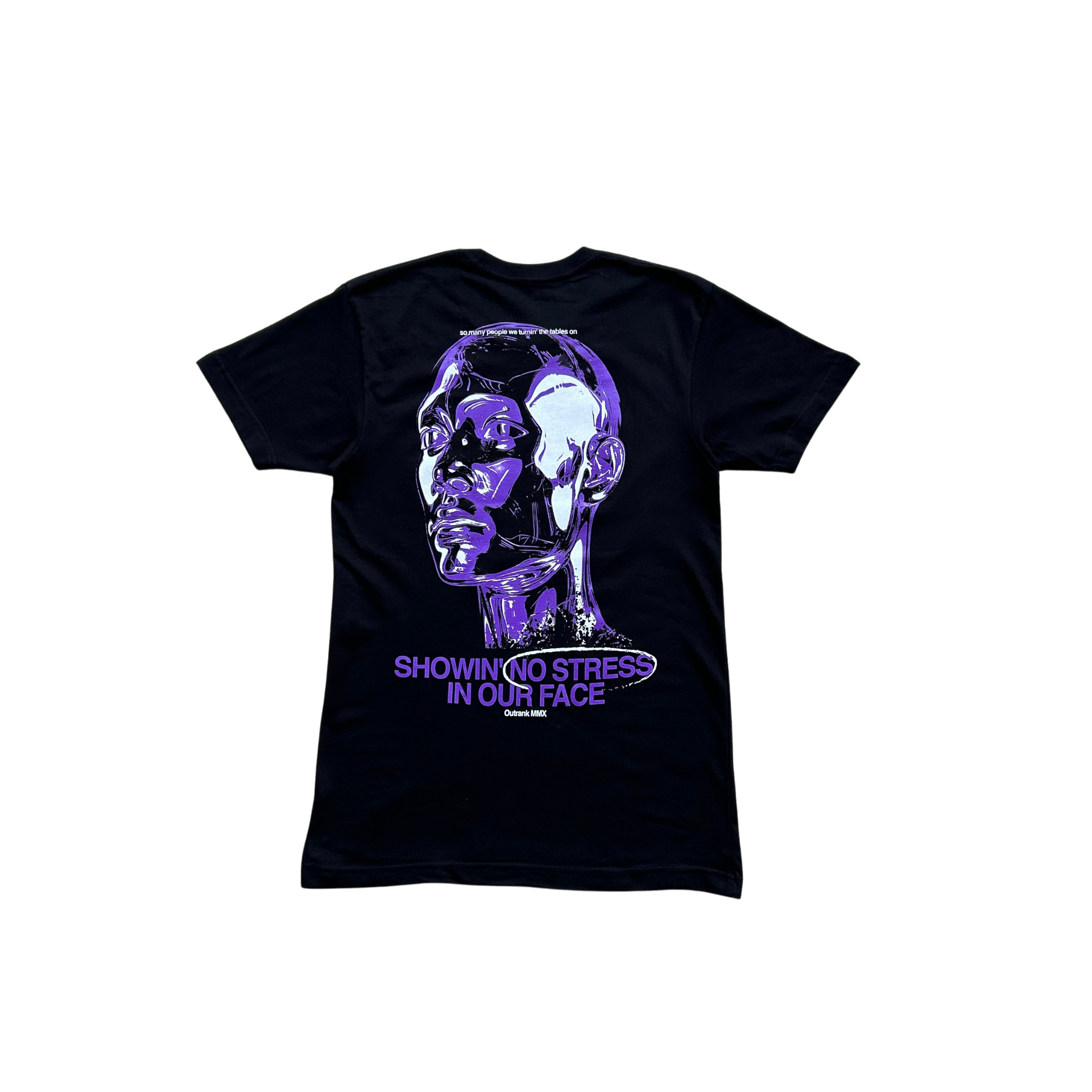 Outrank No Stress Tee (Black) - Outrank