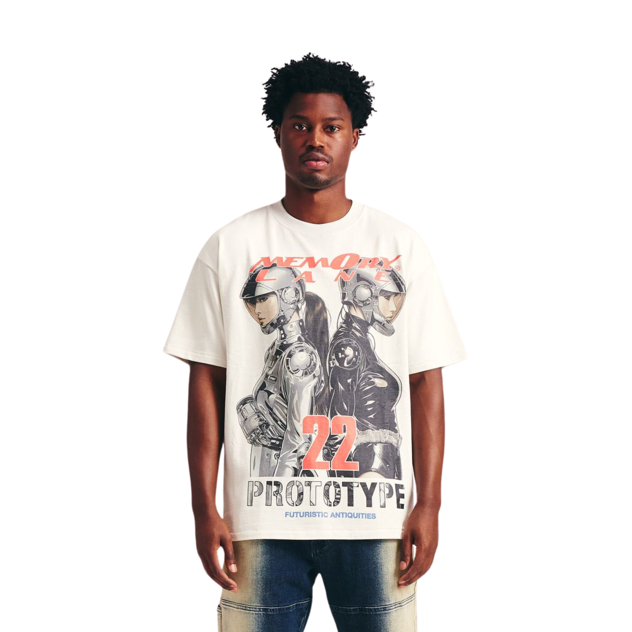 Memory Lane Proto Twins Tee (Off White) - Memory Lane