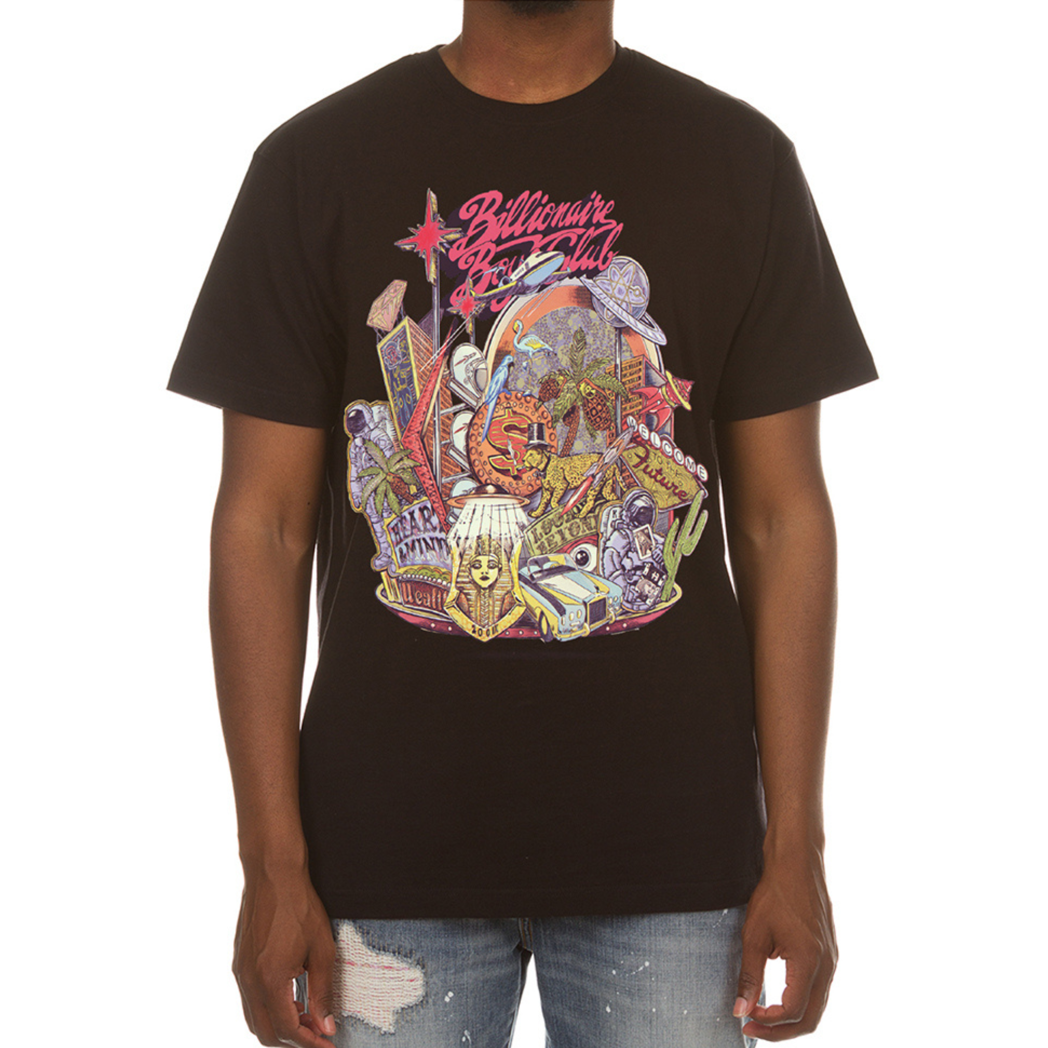 Billionaire Boys Club Floating City Tee (Black) - Billionaire Boys Club