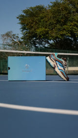 Mens Saucony x FootPatrol ProGrid Omni 9 (Blue/Brown) - VIP Saucony