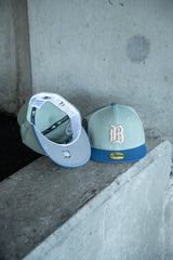 New Era Birmingham Barons Southern League Grey UV 59Fifty Fitted (Everest Green/Indigo) - New Era