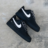 Nike x Supreme Air Force 1 Low SP (Black/White) - Nike
