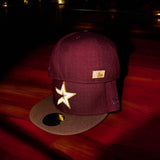 New Era Houston Astros 45th Anniversary Grey UV 59Fifty Fitted (Maroon/Mocha) - New Era