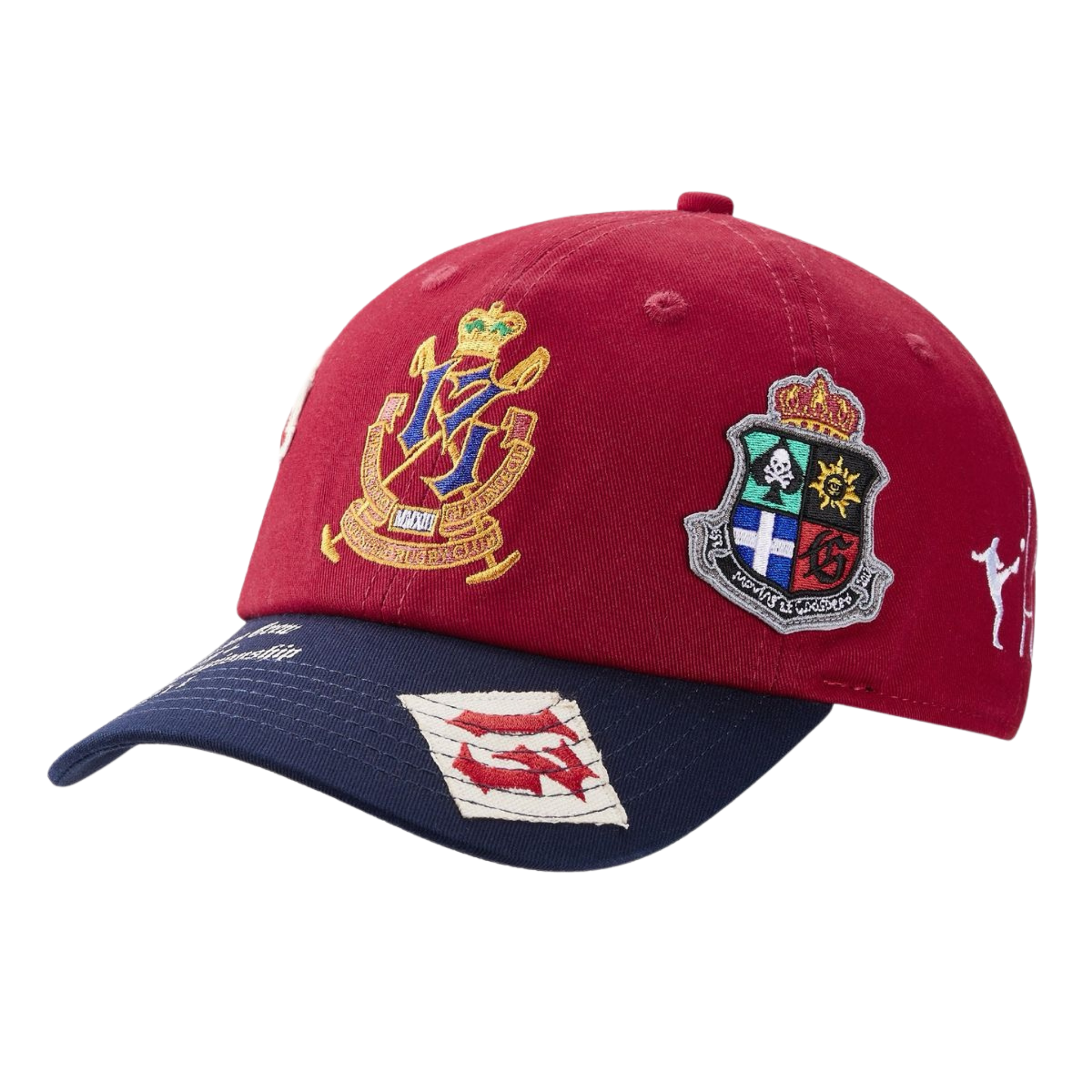 Godspeed "Rugby Home Team" Dad Hat (Red/Navy)