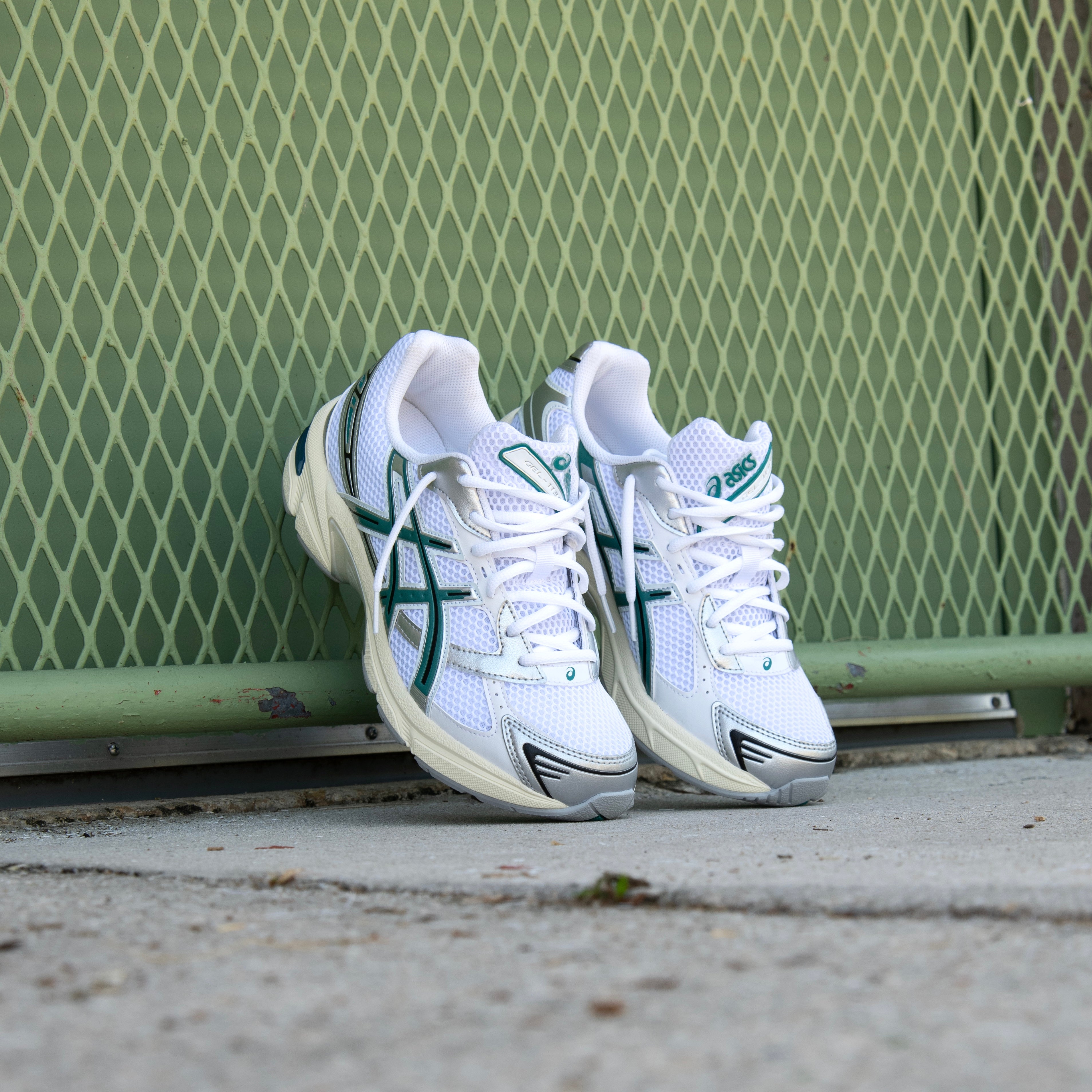 Mens Asics Gel-1130 (White/Rainy Lake) - Asics