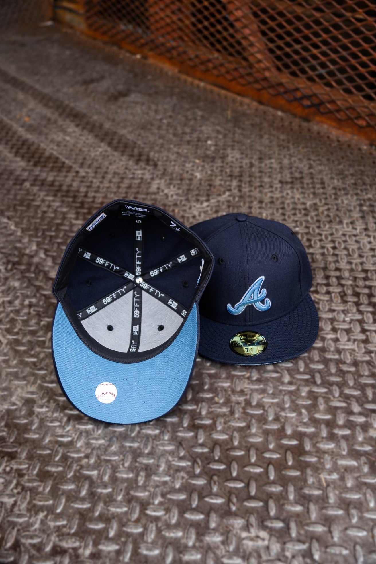New Era Atlanta Braves 2000 All-Star Game Sky UV 59Fifty Fitted (Navy) - New Era