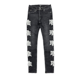 Mixed Emotion "Monogram" Denim Black Wash - Mixed Emotion