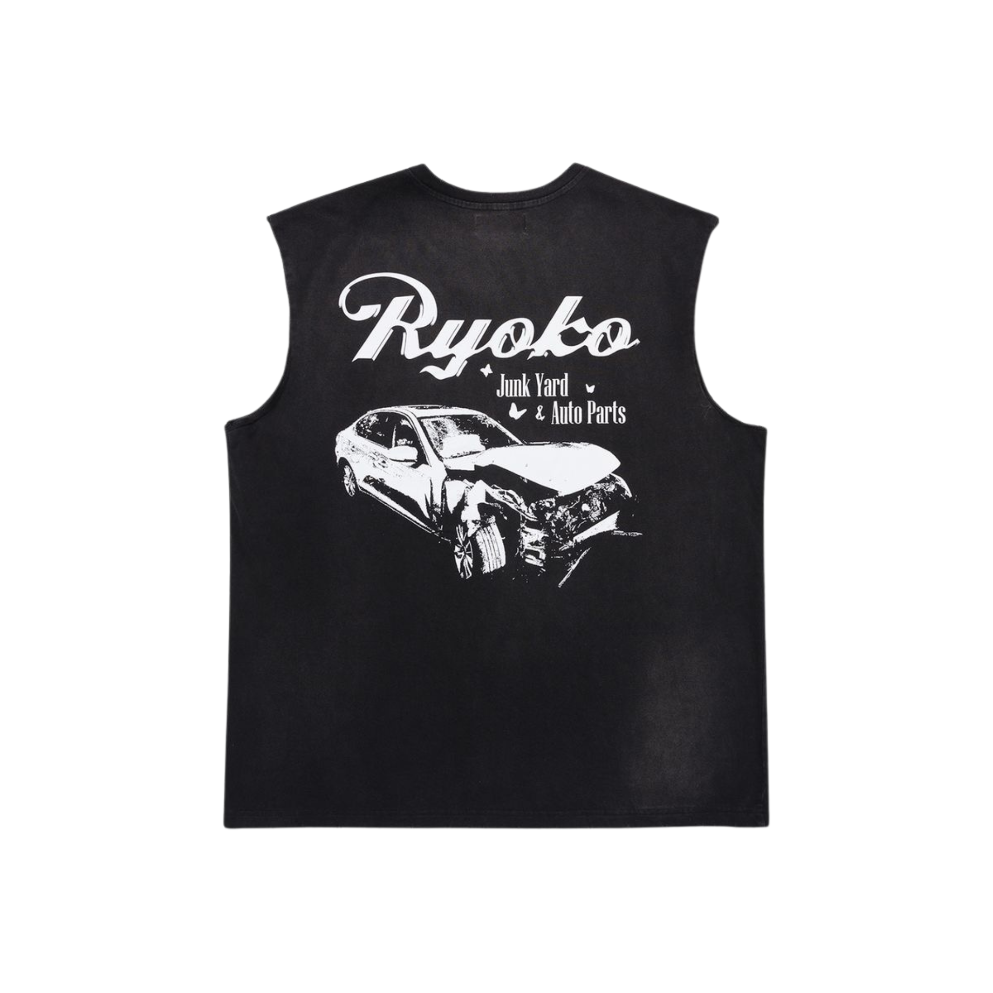 Ryoko Rain "RR Auto Parts" Sleeveless Tee (Black)