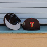 New Era Texas Rangers 2019 Final Season 59Fifty Fitted (Brown/Black) - New Era