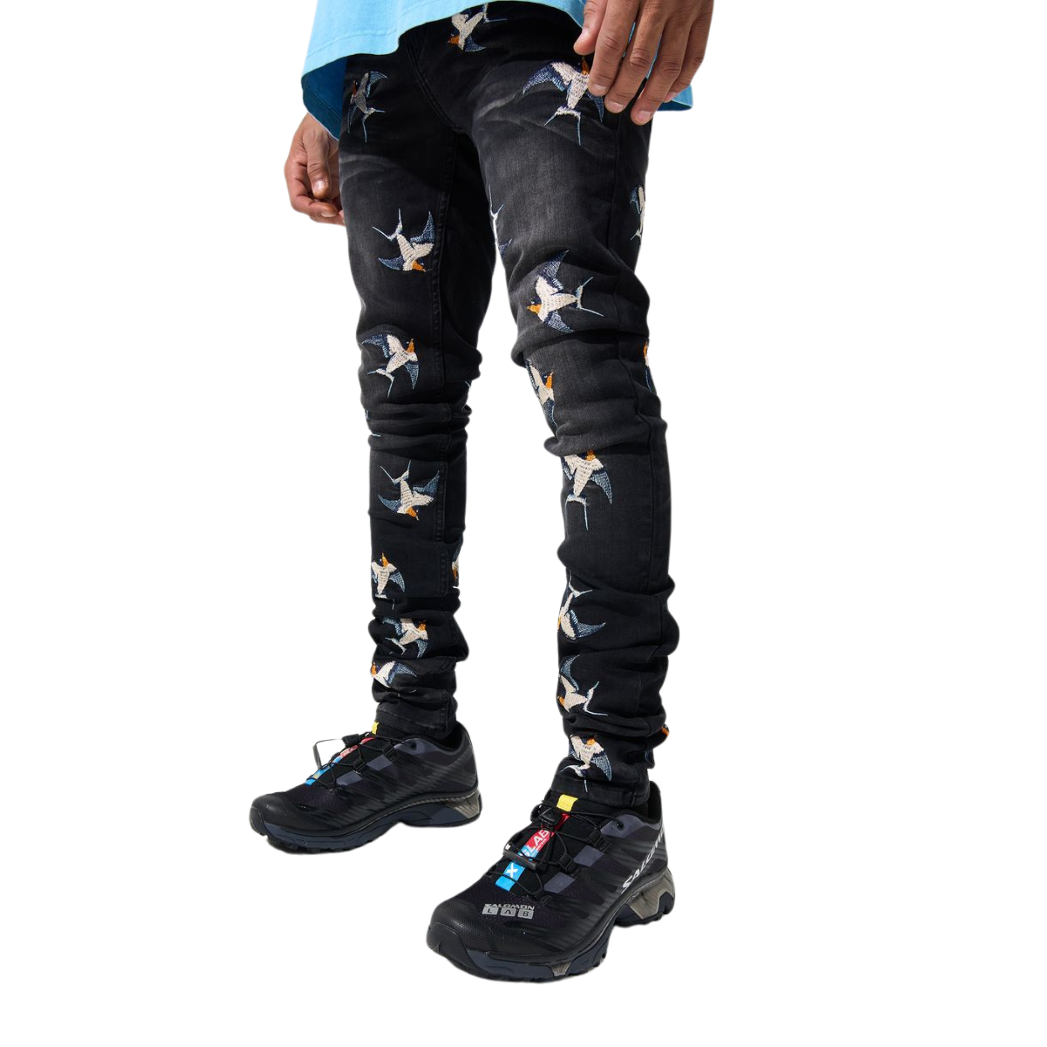 Serenede "Freedom" Jeans (Washed All Black) - Serenede