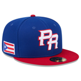 Puerto Rico Baseball New Era 2026 World Baseball Classic 59FIFTY Fitted Hat - Blue/Red - New Era