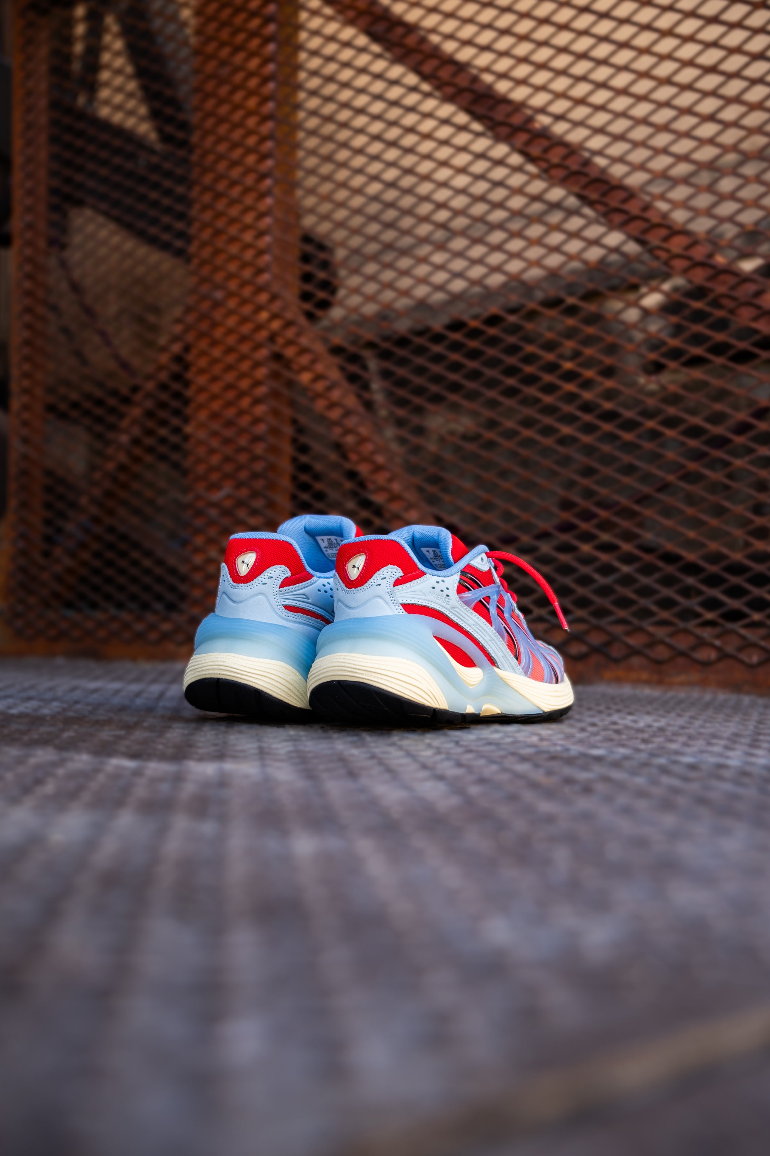 Mens Puma Inverse Unfiltered (Creamy Vanilla/For All Time Red/Light Blue) - Puma