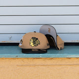 New Era Chicago Blackhawks 65th Anniversary 9FIFTY A-Frame Snapback-(Khaki/Black)