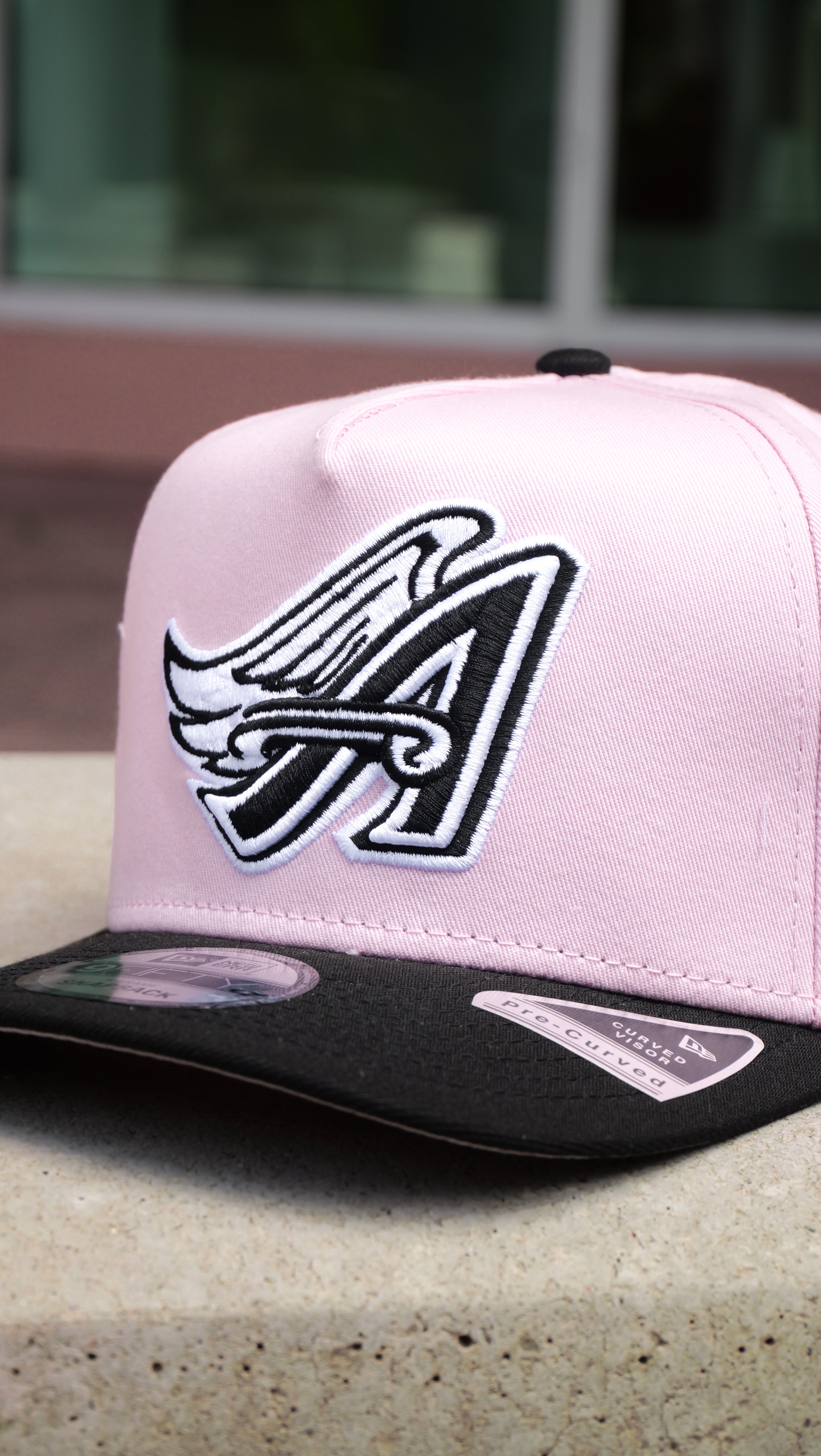 New Era Anaheim Angels 2010 All-Star Game 9FIFTY A-Frame Snapback-(Pink/Black)