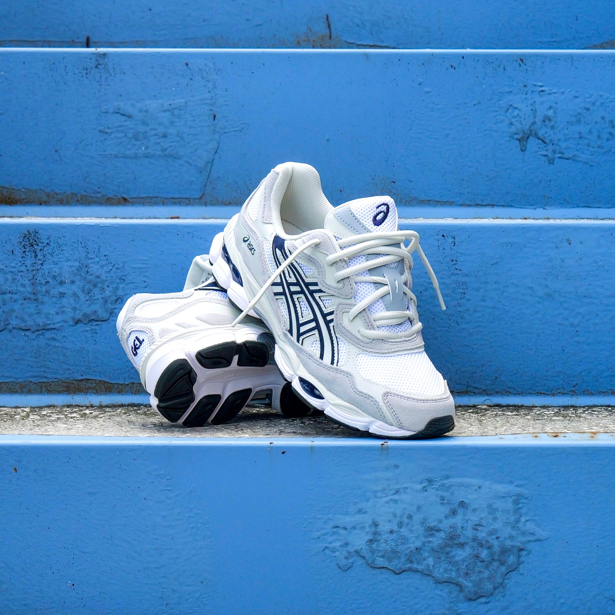 Mens Asics Gel-NYC (White/Midnight)