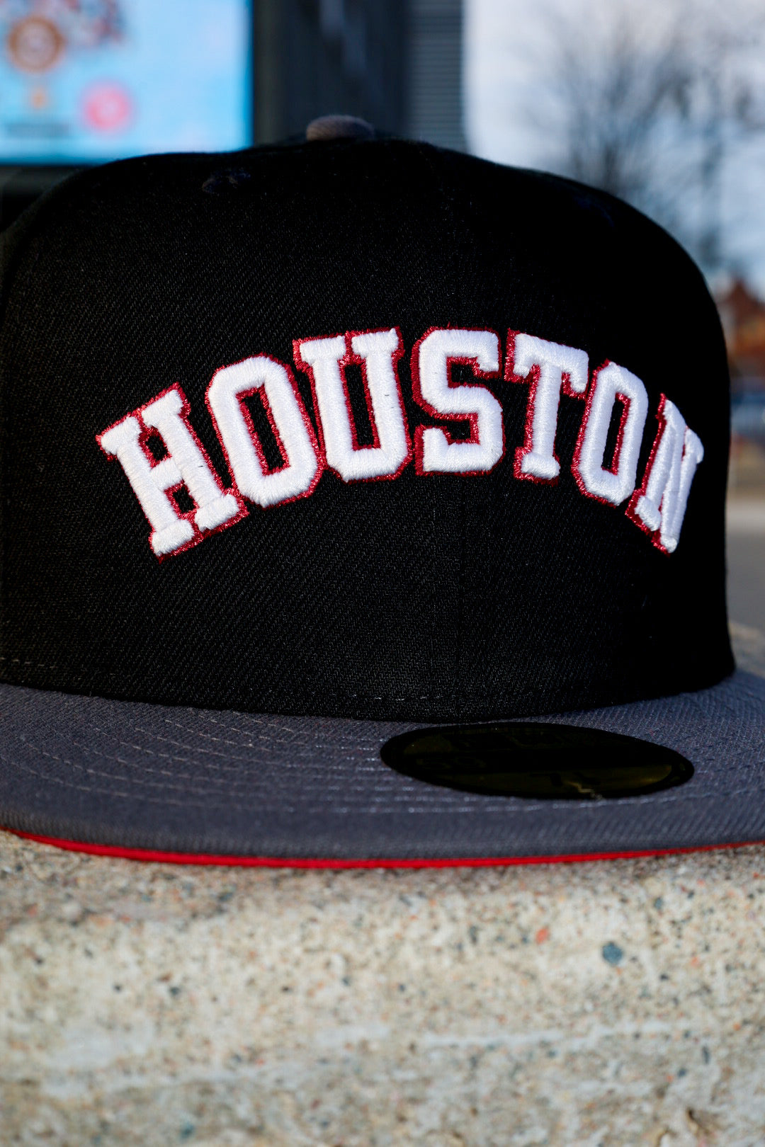 New Era Houston Astros 17' 22' Championship Trophies Side Patch Fitted (Black/Graphite) - New Era