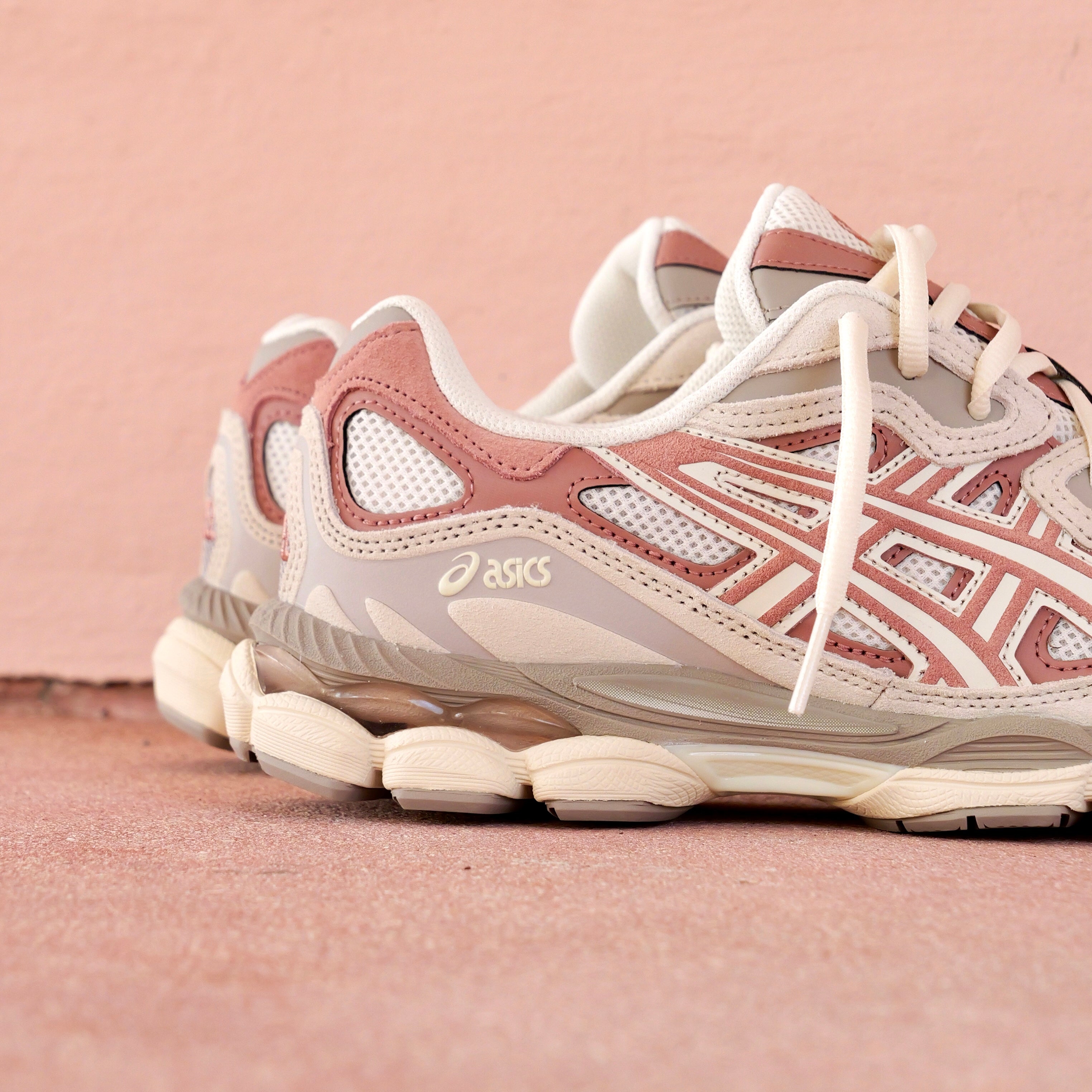 Mens Asics Gel-NYC (Cream/Umeboshi)