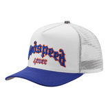 Godspeed GS Forever Trucker Hat (White/Blue/Orange)