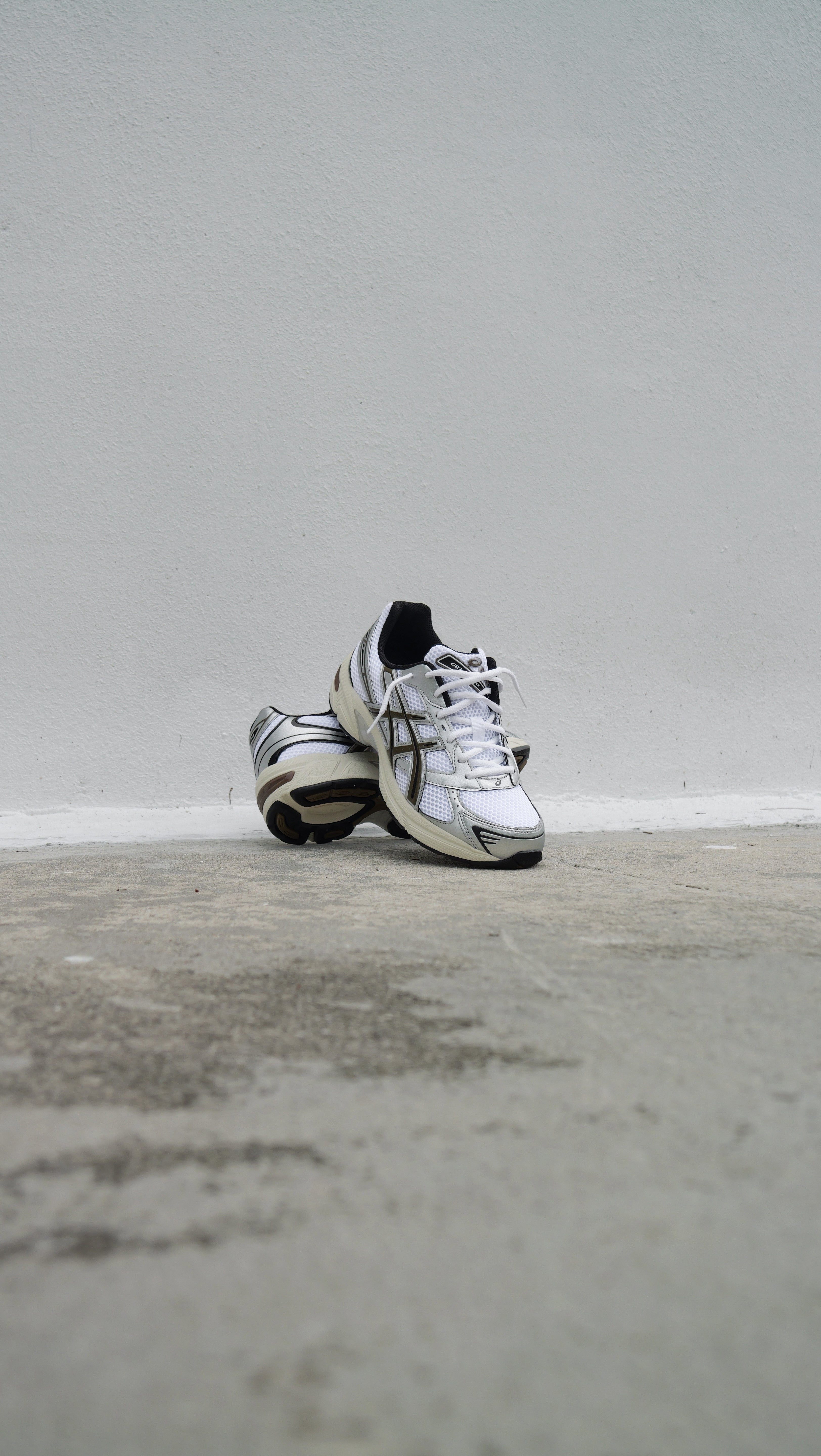 Mens Asics Gel-1130 (White/Clay Canyon)