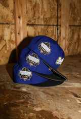 New Era Los Angeles Dodgers 40th Anniversary Side Patch Fitted (Royal/Black) - New Era