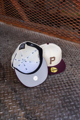 New Era Pittsburgh Pirates 1971 World Series Grey UV (Off White/Maroon) 59Fifty Fitted - New Era