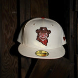 New Era Sugar Land Space Cowboys “Rodeo Clown” Fitted (Off White)