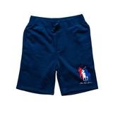 Polo Ralph Lauren 8.5-Inch Triple Logo Fleece Short (Navy) - Polo Ralph Lauren