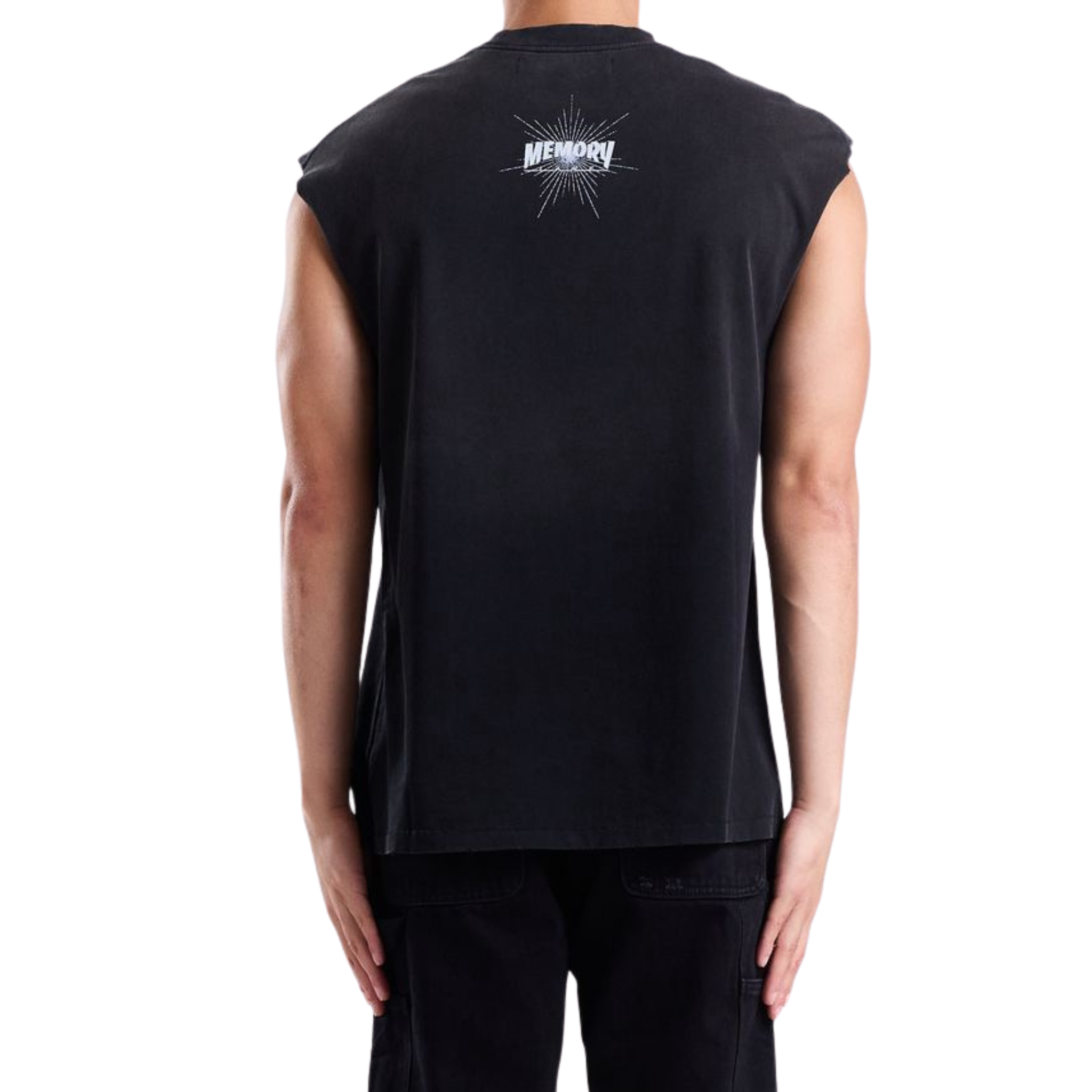 Memory Lane "Global Fire" Sleeveless Tee (Vintage Black)