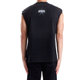 Memory Lane "Global Fire" Sleeveless Tee (Vintage Black)