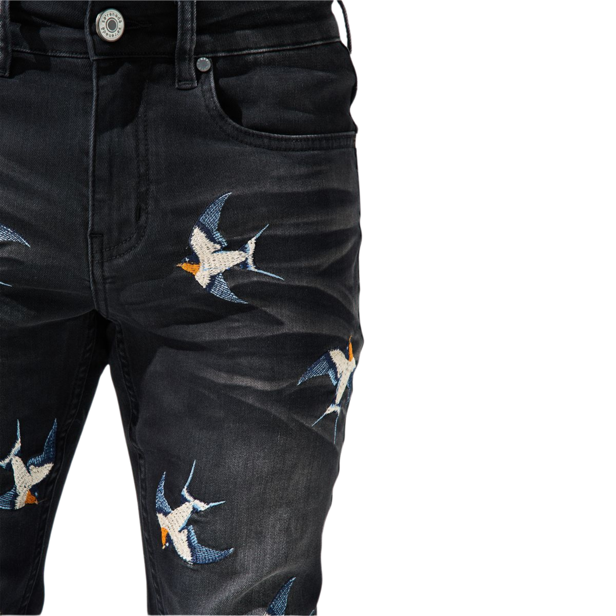 Serenede "Freedom" Jeans (Washed All Black) - Serenede